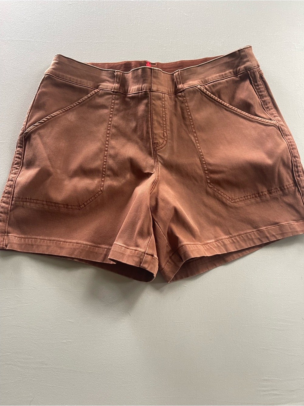 SPANX High Waist Copper-Tone Utility Shorts